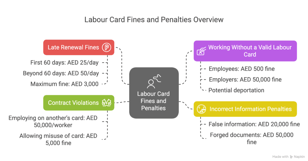 Labour Card Fines and Penalties Overview Labour Card Fines and Penalties