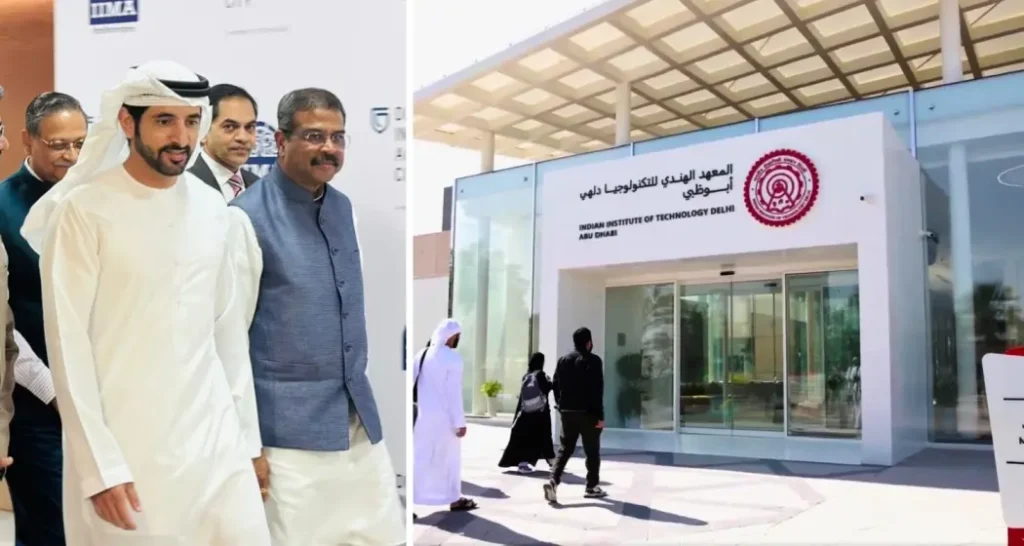 Sheikh Hamdan at the inauguration of IIMA’s Dubai campus, the institute’s first international branch