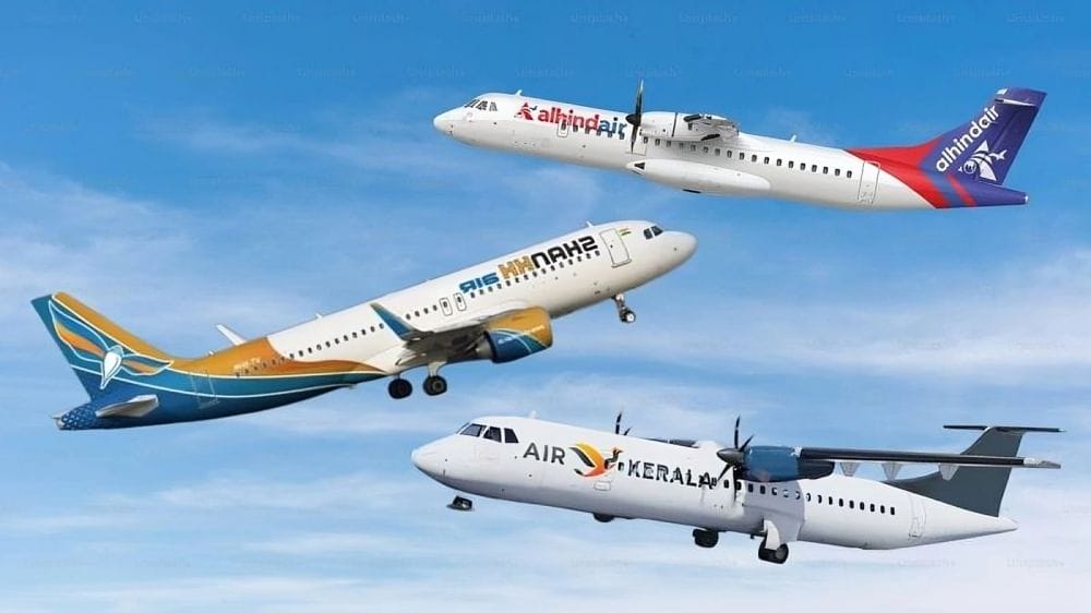 Al hind Air, Shankh Air and Fly Express
3 new airlines to boost UAE and India connectivity
