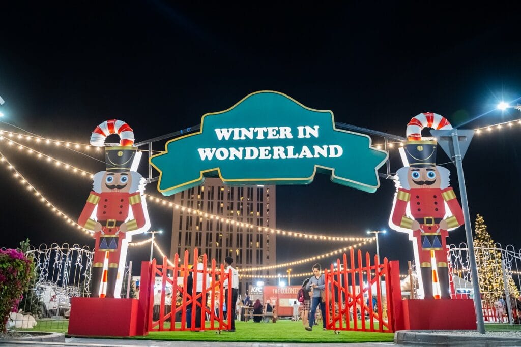 Winter Village event at Arabian Center offering free family entertainment in Dubai
