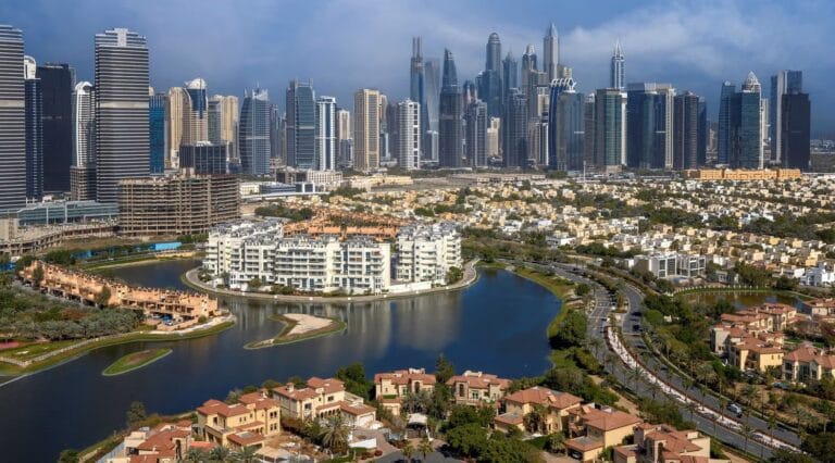 Dubai skyline showing areas targeted by the Dubai First-Time Home Buyer Program