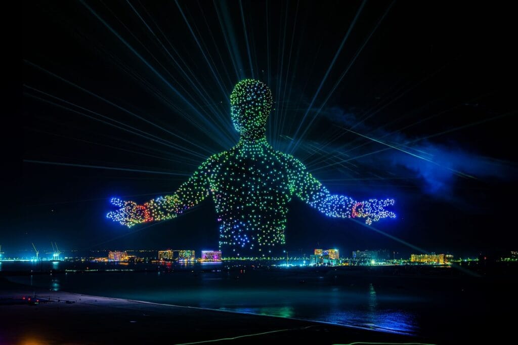 Ras Al Khaimah sets Guinness World Record with largest phoenix drone display on New Year’s Eve