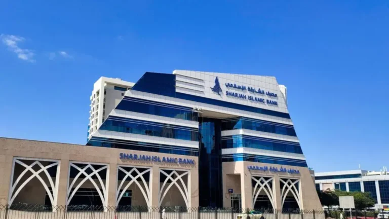 Exterior of headquarters in Sharjah announcing Sharjah Islamic Bank 2025 results