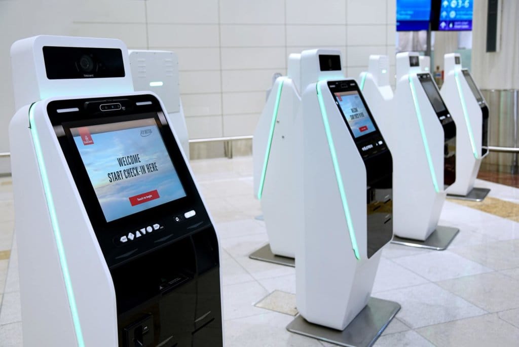 Digital VAT refund process being completed at the 103 self-service kiosks in Sharjah Airport.