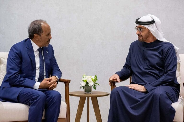 President Hassan Sheikh Mohamud addressing the nation as Somalia cancels UAE agreements