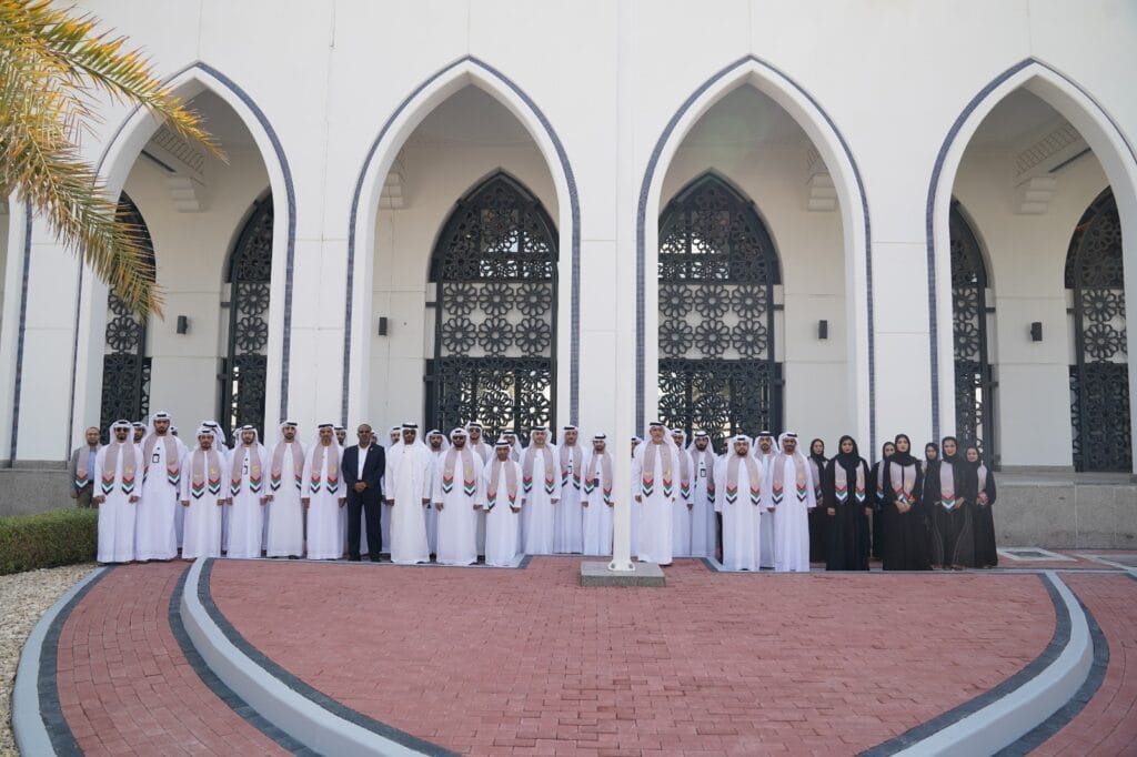 Dr. Abdulla Hamarain Al Dhaheri announcing the launch of the ADCMC Al Dhafra Coordination & Monitoring Centre.