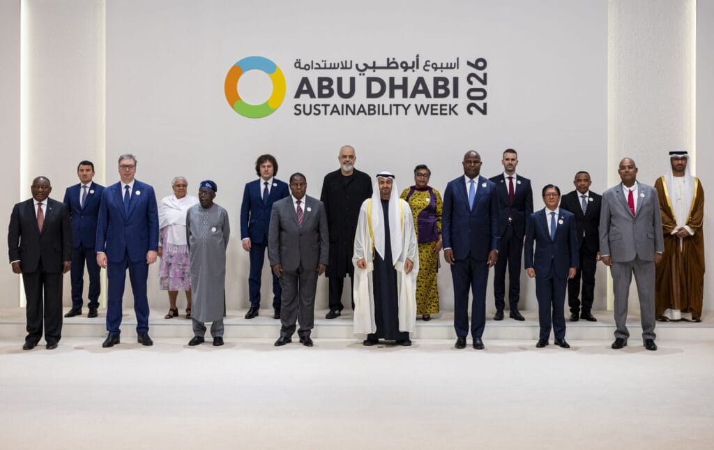 Official photo of UAE President attends Abu Dhabi Sustainability Week 2026