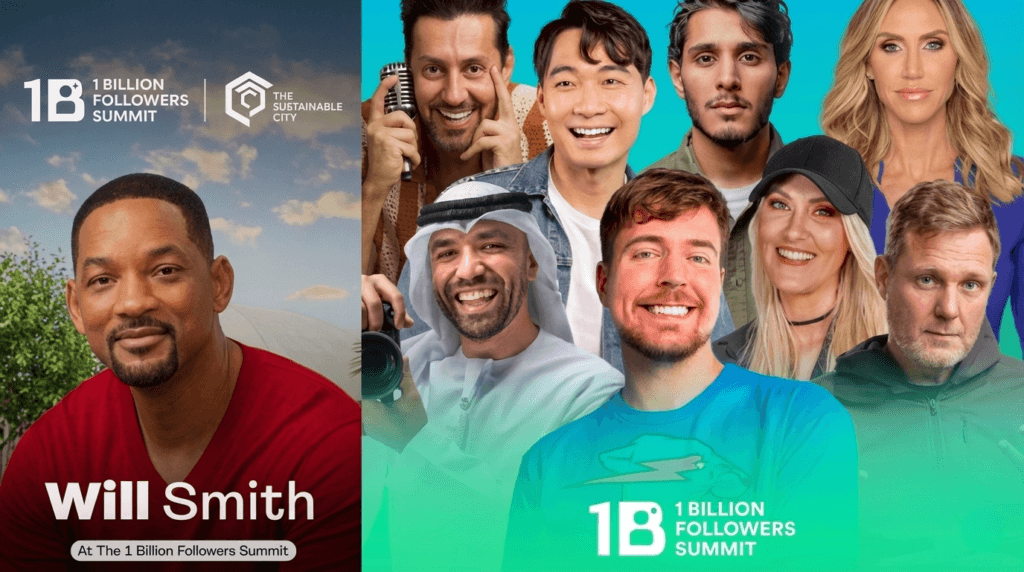 Attendees and Worldwide Creators at 1 Billion Followers Summit 2026.