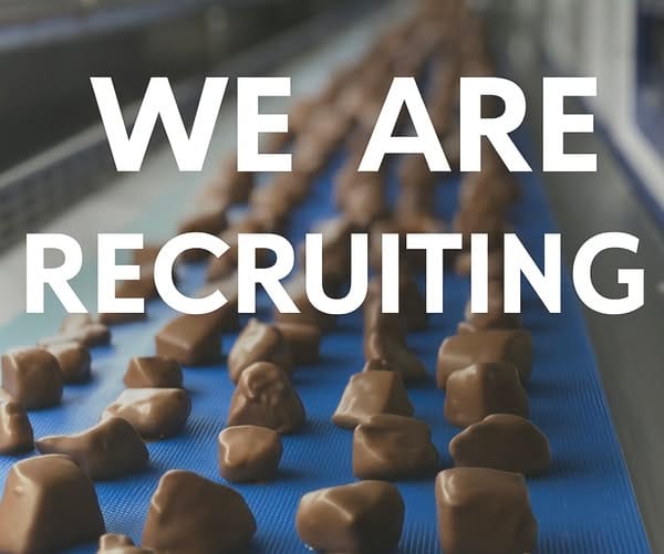 Chocolate factory hiring in Dubai for warehouse, packing, sales, driving, and support staff roles.