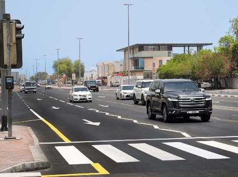 RTA 67 Rapid Traffic Improvements implemented at Dubai school zone intersections.