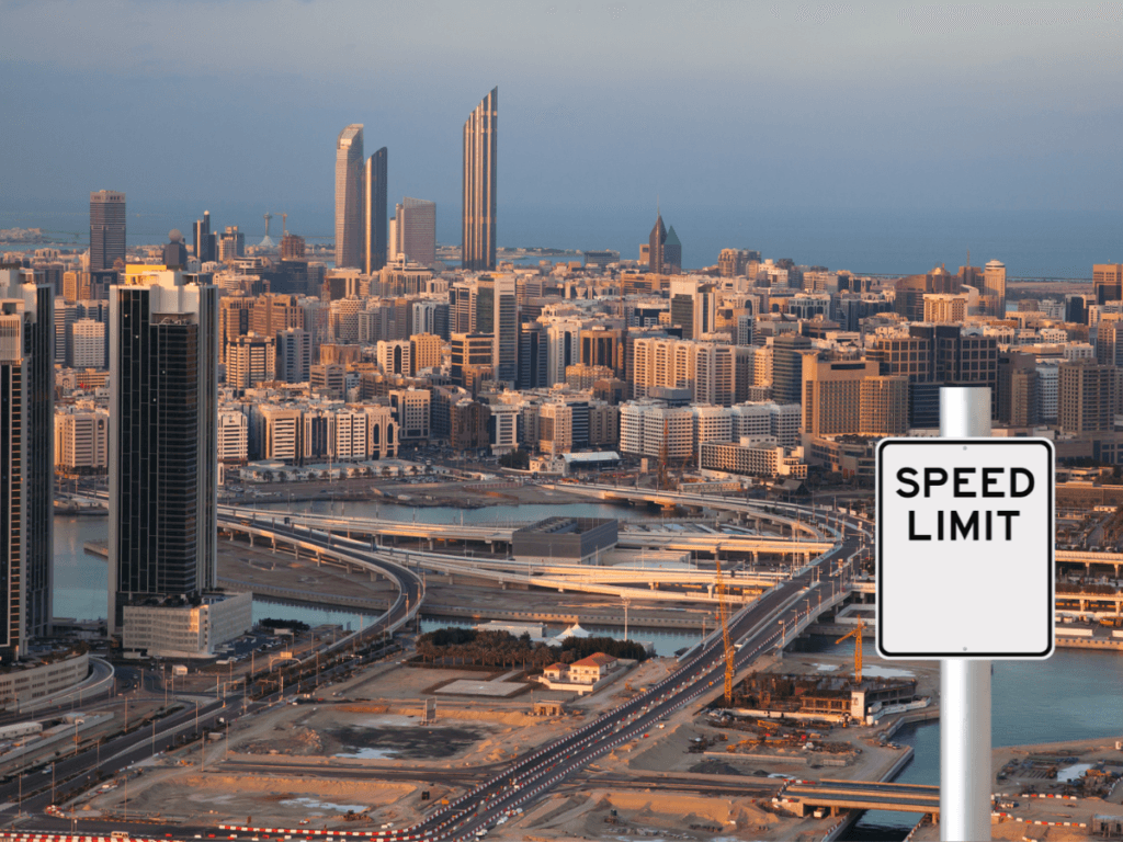 Abu Dhabi new speed limits introduced under traffic rules 2026