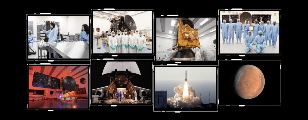 Emirates Mars Mission team monitoring Hope Probe from UAE mission control