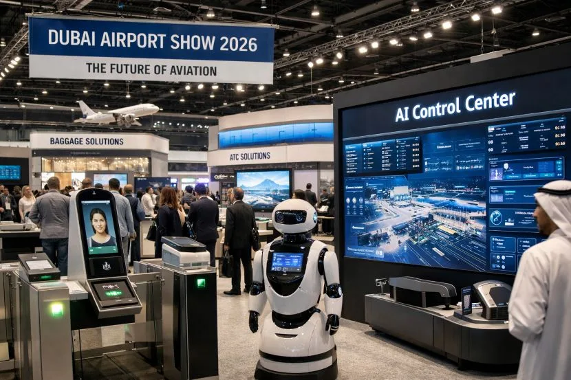 Airport Show 2026 Dubai showcasing advanced ATM technology