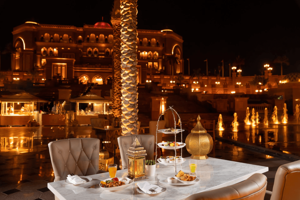 Best Iftars in Dubai and Abu Dhabi with fountain views near Burj Khalifa