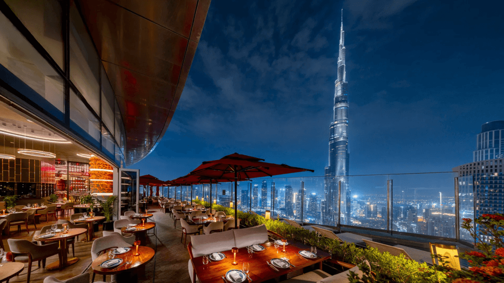 Ramadan Fireworks Dubai 2026 illuminated Dubai skyline during Ramadan at DIFC