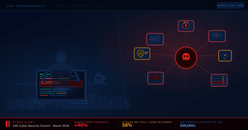cyber-attacks remote work UAE