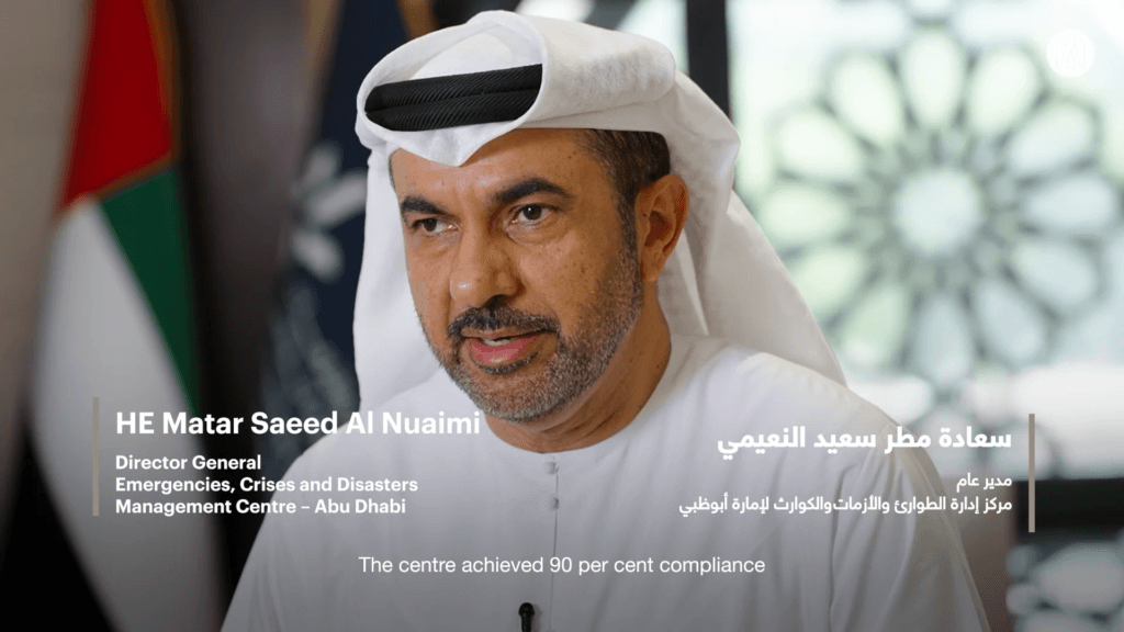 Matar Saeed Al Nuaimi, Director General of the Emergencies, Crises and Disasters Management Centre 