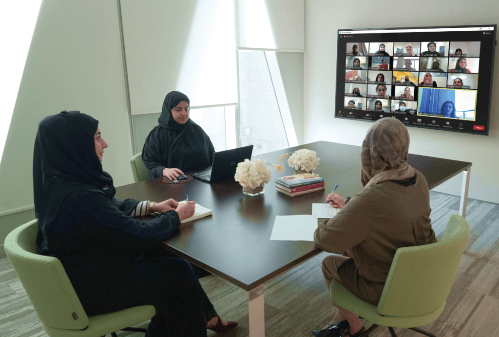 Counsellor assisting caller through free UAE mental health services helpline