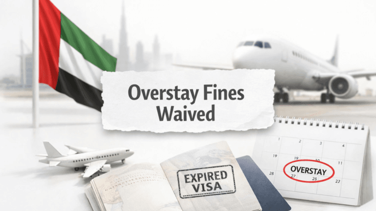 UAE overstay fine waiver 2026 eligibility rules announced by ICP