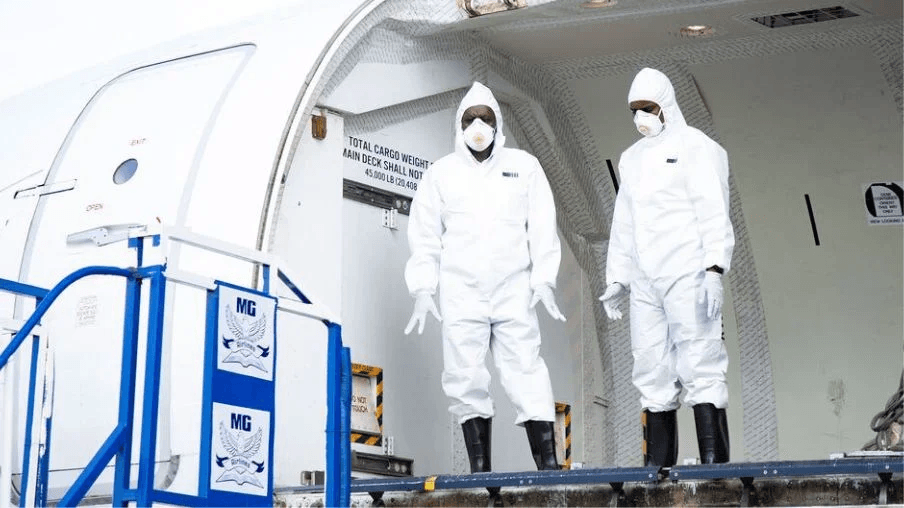 UAE Ministry of Health and Prevention Ebola travel advisory announcement for residents